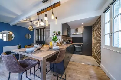 Cuisine ou kitchenette dans l'établissement Le Presti-Twin - PrestiPlace Collection