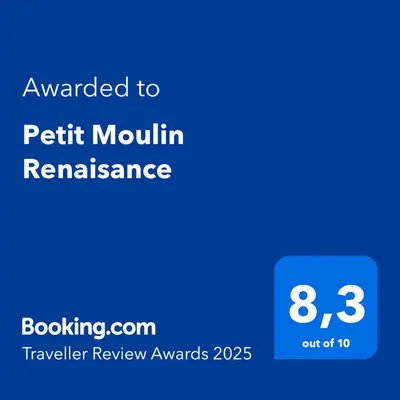 Certificat, récompense, panneau ou autre document affiché dans l'établissement Petit Moulin Renaissance