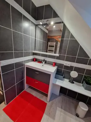 Salle de bains dans l'établissement La Maison Pas'Chaaxe
