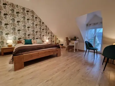 Un ou plusieurs lits dans un hébergement de l'établissement La Maison Pas'Chaaxe