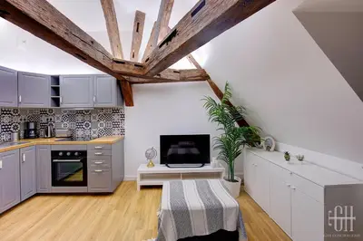 Cuisine ou kitchenette dans l'établissement L'Azur / 100m Gare