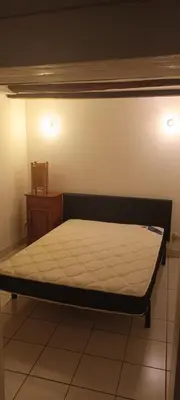 Un ou plusieurs lits dans un hébergement de l'établissement Gîte Quartier Saint Nicolas à Blois