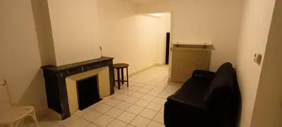 Coin salon dans l'établissement Gîte Quartier Saint Nicolas à Blois