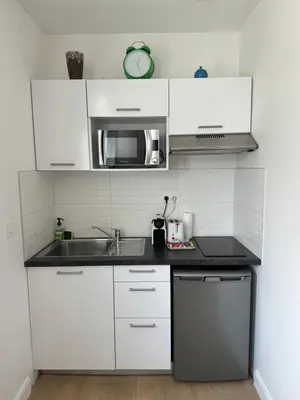 Cuisine ou kitchenette dans l'établissement Clos Margot