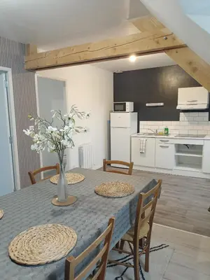 Cuisine ou kitchenette dans l'établissement appart 2 chambres