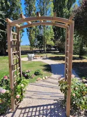 Jardin de l'établissement Gîte de charme, bord de Loire Ma Maison Angevine