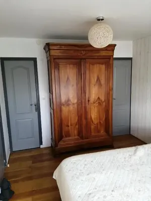Un ou plusieurs lits dans un hébergement de l'établissement Chambre des perdrix