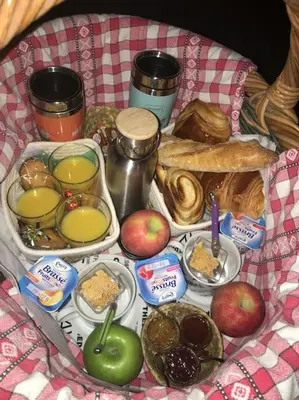 Nourriture dans la maison de vacances ou à proximité