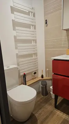Salle de bains dans l'établissement Duplex élégant Tours quais de Loire