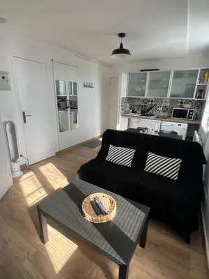 Cuisine ou kitchenette dans l'établissement Appartement T1B place saint Anne