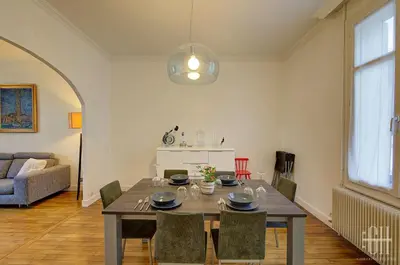Coin salon dans l'établissement Loéva - Maison de famille