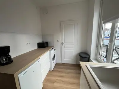 Cuisine ou kitchenette dans l'établissement Le Pâtis - Proche Gare - Centre ville - 4 pers