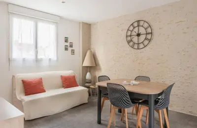 Coin salon dans l'établissement Gîte Le Clos Controis