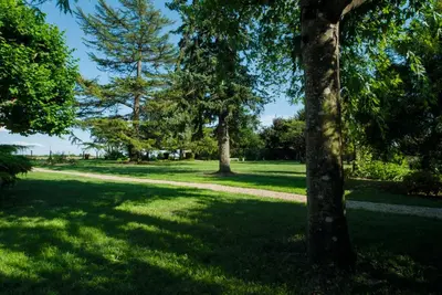 Jardin de l'établissement Hôtel Le Haut des Lys