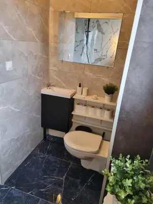 Salle de bains dans l'établissement Appartement Tours centre