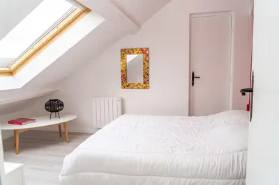 Un ou plusieurs lits dans un hébergement de l'établissement Maison de caractère du XVIII siècle