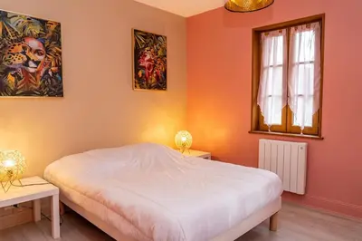 Un ou plusieurs lits dans un hébergement de l'établissement Maison de caractère du XVIII siècle