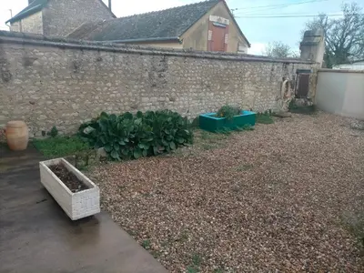 Jardin de l'établissement Belle maison a Brizay