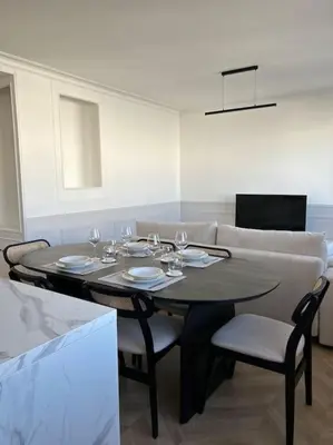 Coin salon dans l'établissement Appartement de charme hyper centre Le Mans