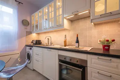 Cuisine ou kitchenette dans l'établissement Diane de Poitiers