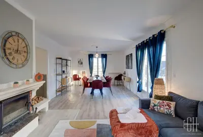 Coin salon dans l'établissement L'Alysse - Maison Familiale