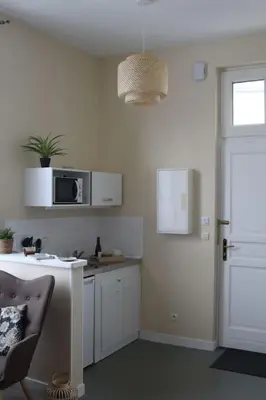 Cuisine ou kitchenette dans l'établissement Studio cosy au pied du château