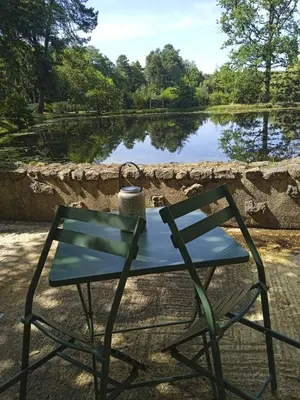 Paysage naturel près de la maison de vacances