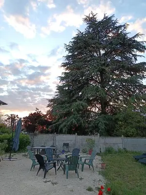 Jardin de l'établissement Maison 6 couchages avec jardin au coeur des châteaux de la Loire