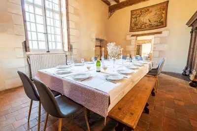 Plan de l'établissement 16th century hunting lodge - Château de Nitray