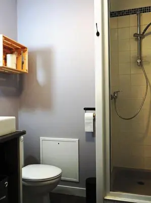 Salle de bains dans l'établissement Studio agréable dans résidence