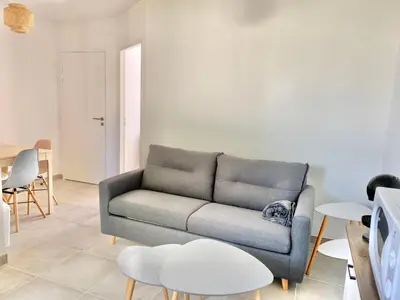 Coin salon dans l'établissement L'Escale l'Escapade Intervalle