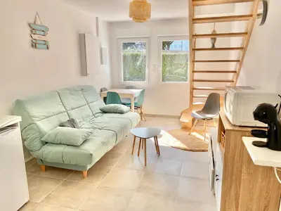 Coin salon dans l'établissement L'Escale l'Escapade Intervalle