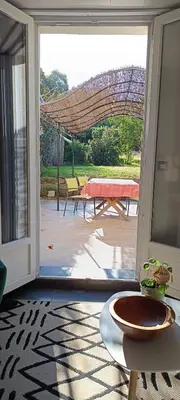 Balcon ou terrasse dans l'établissement Le Petit Prieuré Langeais