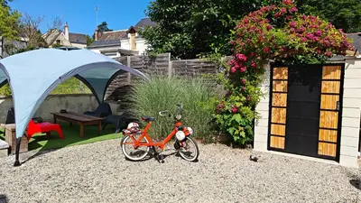 Jardin de l'établissement Le Petit Prieuré Langeais