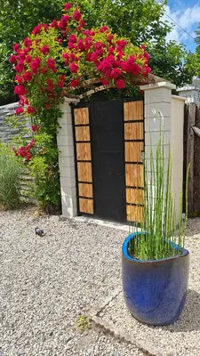 Jardin de l'établissement Le Petit Prieuré Langeais