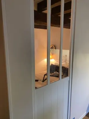 Un ou plusieurs lits dans un hébergement de l'établissement Gîte des Moriers Blois Bord de Loire