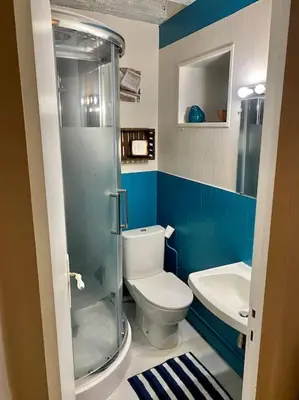 Salle de bains dans l'établissement Gîte des Moriers Blois Bord de Loire
