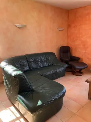 Coin salon dans l'établissement Villa François