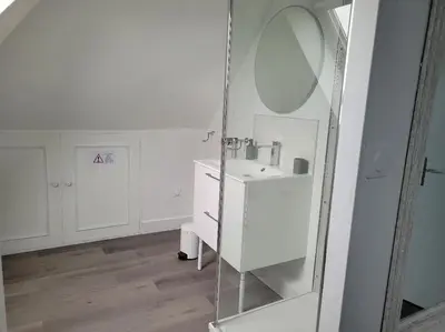 Salle de bains dans l'établissement Appartement avec vue sur Loire