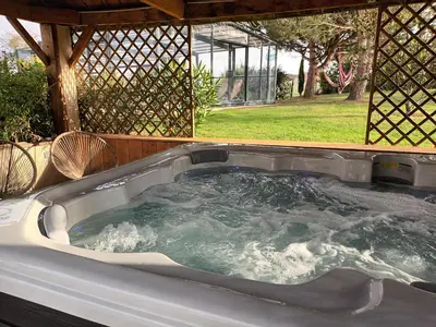 Plan de l'établissement Au bout du monde 2 piscine et spa