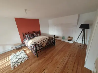 Un ou plusieurs lits dans un hébergement de l'établissement Au pied de la forteresse