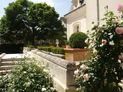 Jardin de l'établissement Villa Castalie - Maison de maître, grande piscine et jacuzzi, classée 5 étoiles
