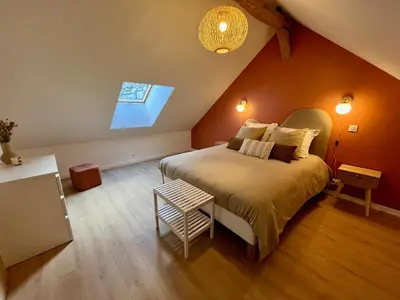 Un ou plusieurs lits dans un hébergement de l'établissement La maison de Paulette