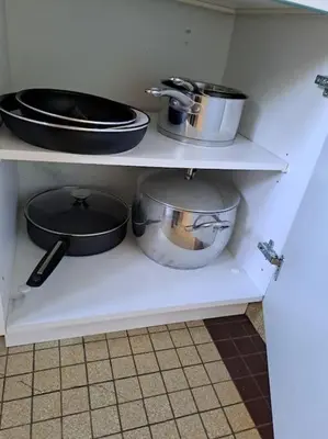 Cuisine ou kitchenette dans l'établissement Maison calme entre Loire et Châteaux.