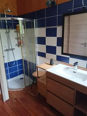 Salle de bains dans l'établissement Chambre triple