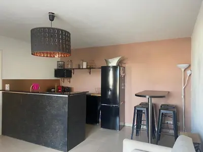 Cuisine ou kitchenette dans l'établissement Voyage en Touraine