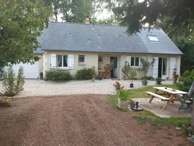 Jardin de l'établissement Le Sapin Parasol - House for 7 people.
