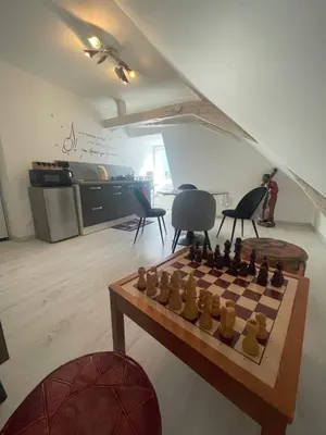 Cuisine ou kitchenette dans l'établissement Appartement Mansoreau