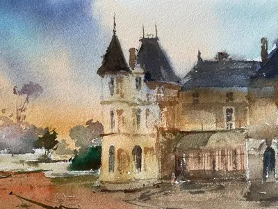 Plan de l'établissement Chambre au château de Grésillon