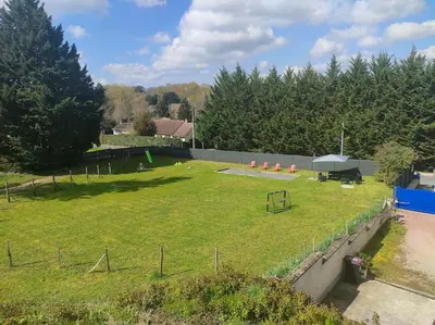 Jardin de l'établissement *Gîte Aux Grappes du Pressoir* à 2 km de Beauval